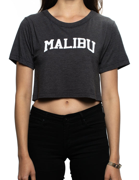 Malibu Tri-Blend Crop Tee