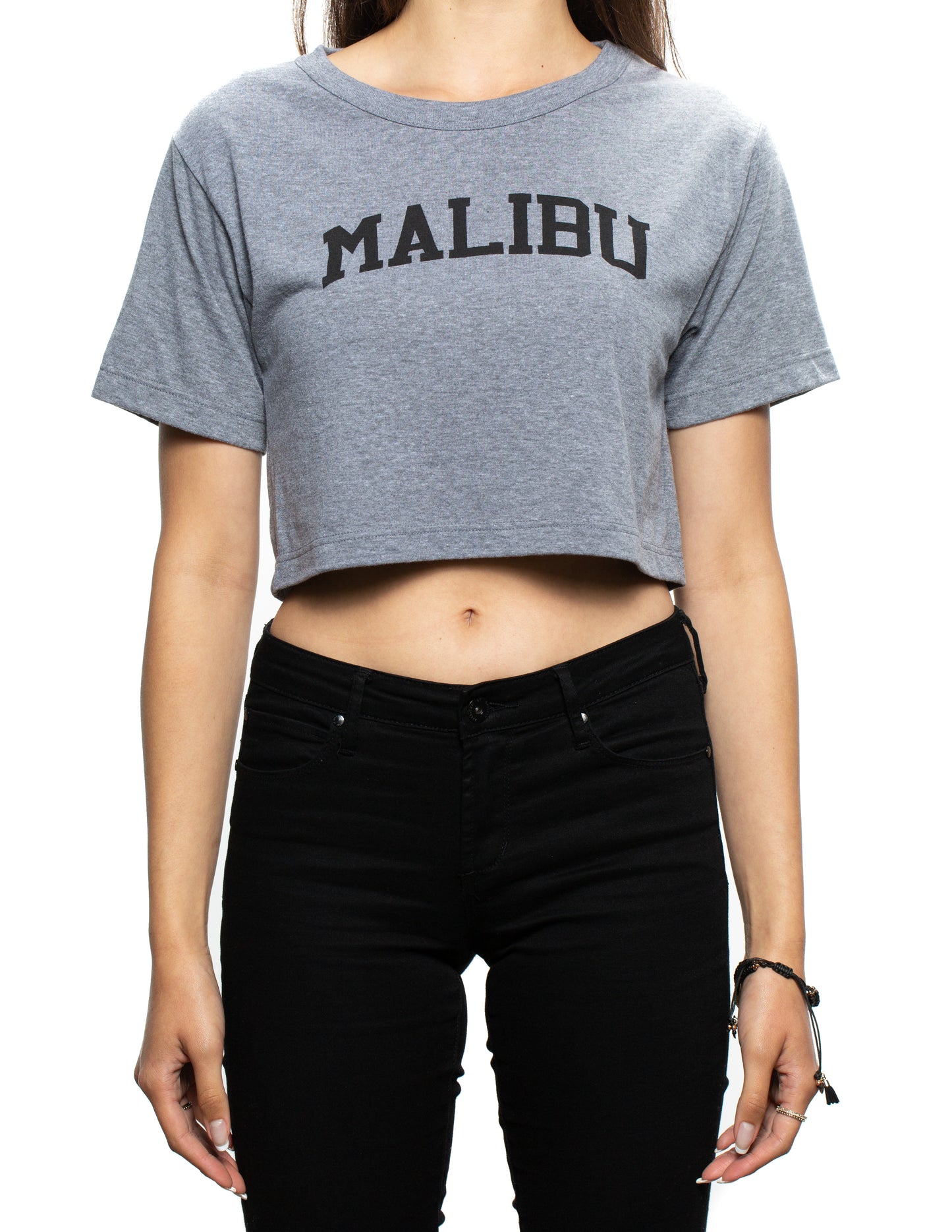 Malibu Tri-Blend Crop Tee