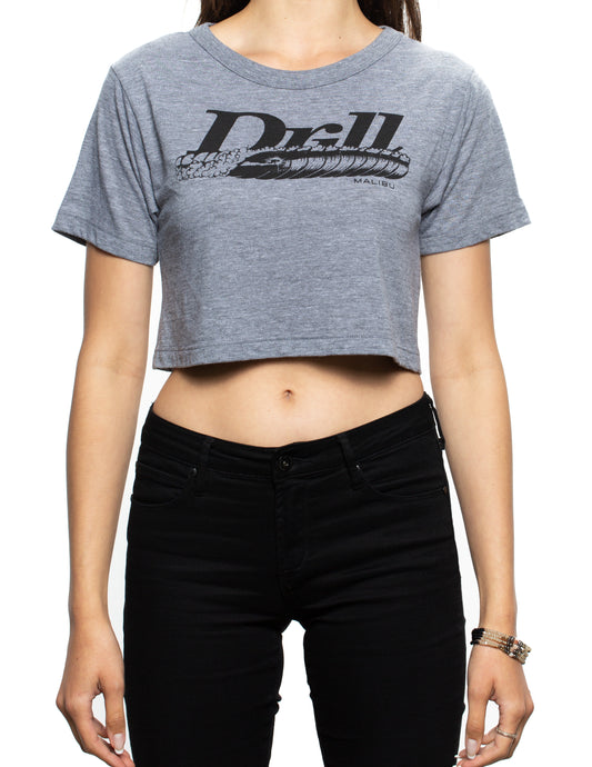 Drillpipes Tri-Blend Crop Tee