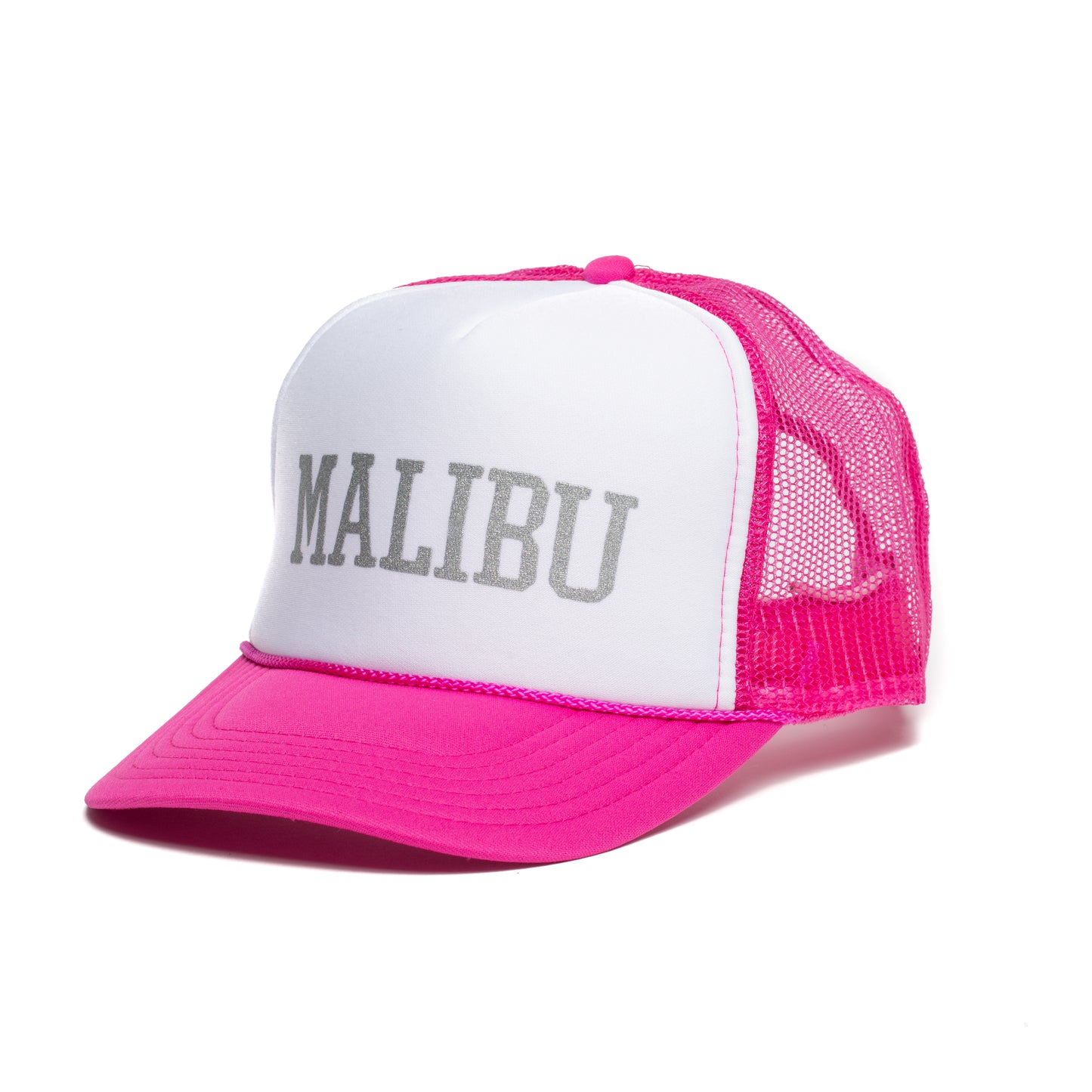 Malibu High Crown Metallic Foam Trucker