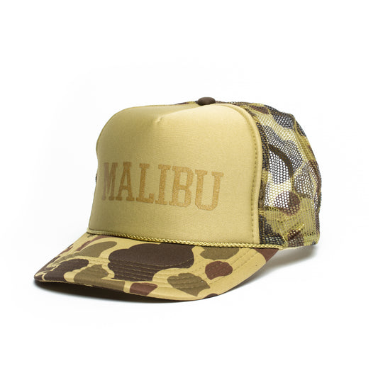 Malibu High Crown Metallic Foam Trucker
