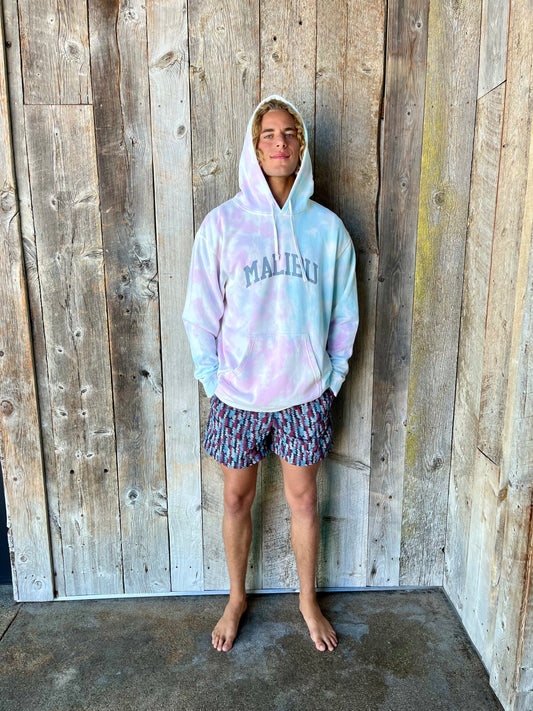 Malibu Unisex Tie Dye Hoodie
